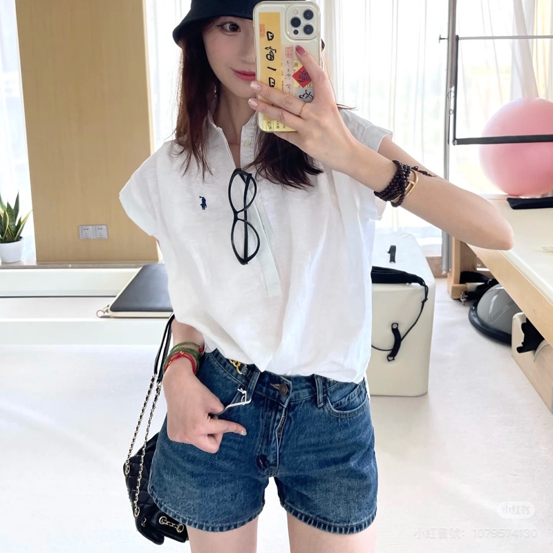 CELINE 牛仔 丹寧 腰鏈 鏈條 牛仔褲 短褲 牛仔短褲-11