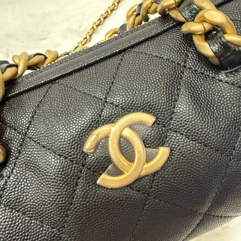 CHANEL香奈兒高級手工坊保齡球包-4