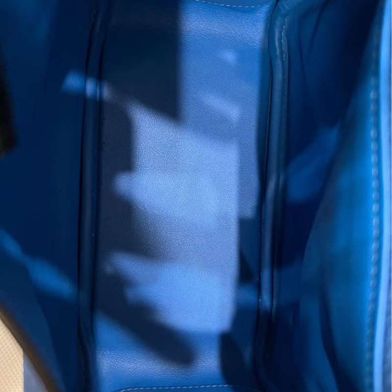 🌈Hermes💙Mini Lindy一代💙希臘藍色金扣🌟98新🌟TC皮🌟-3