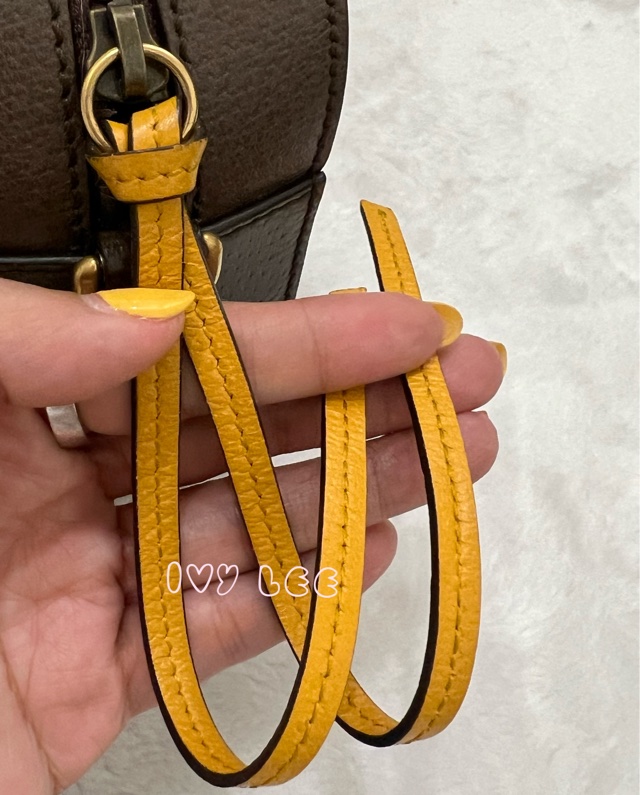 GUCCI 476467 綠紅綠織帶 經典老花虎頭相機包 斜背包  正品 二手精品-5
