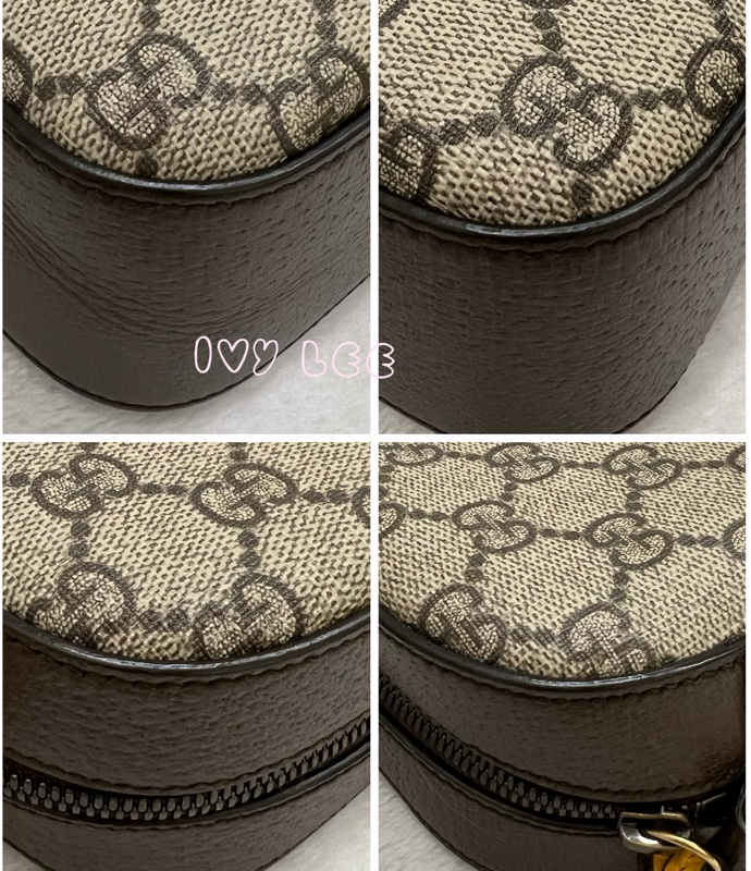 GUCCI 476467 綠紅綠織帶 經典老花虎頭相機包 斜背包  正品 二手精品-15