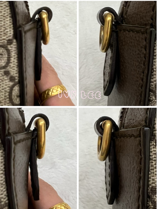 GUCCI 476467 綠紅綠織帶 經典老花虎頭相機包 斜背包  正品 二手精品-17