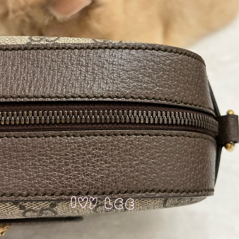 GUCCI 476467 綠紅綠織帶 經典老花虎頭相機包 斜背包  正品 二手精品-25