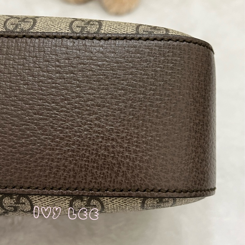 GUCCI 476467 綠紅綠織帶 經典老花虎頭相機包 斜背包  正品 二手精品-28