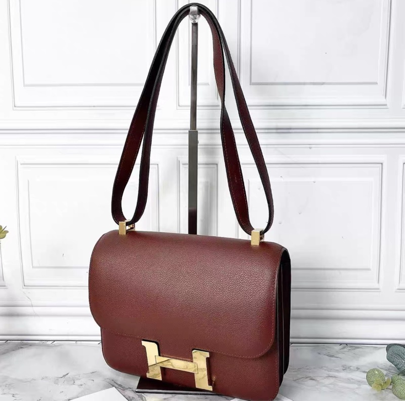 98新 💓 Hermes Constance 24 愛馬仕紅 55 Epsom T年-2