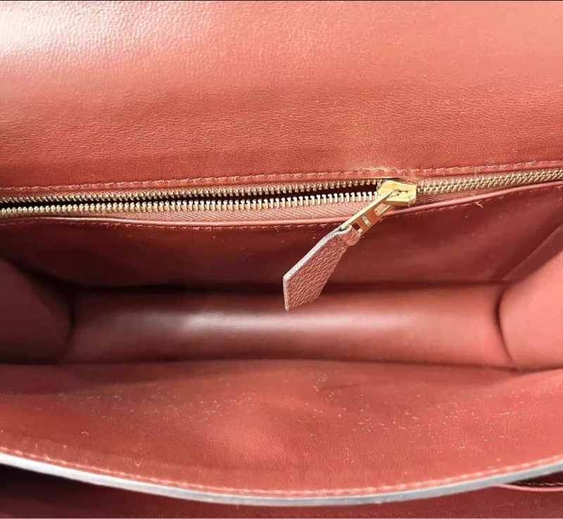 98新 💓 Hermes Constance 24 愛馬仕紅 55 Epsom T年-6