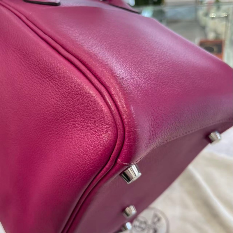🌈Hermes💜Lindy 26💜紫色銀扣🌟98新🌈Evercolor皮🌟-6