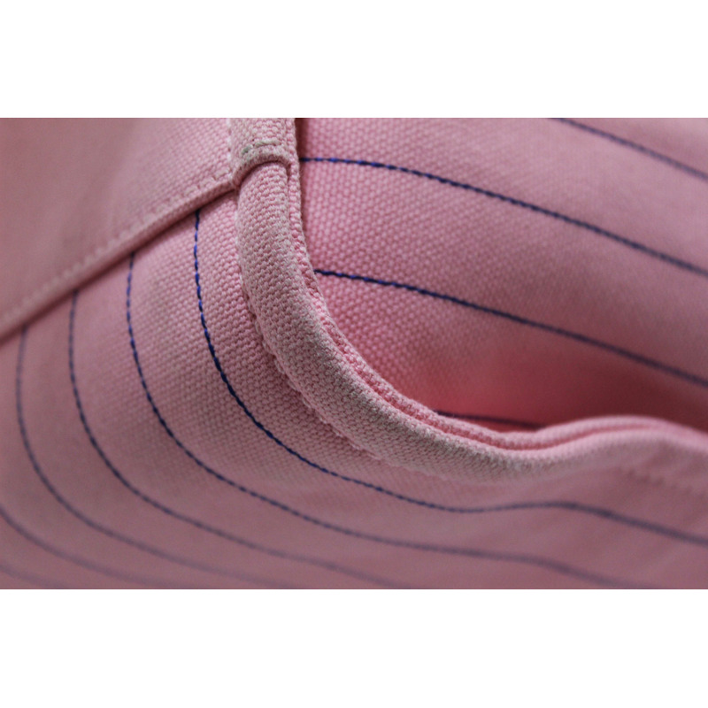 Chanel Pink Pinstripe Canvas Medium Deauville Shopping Tote-18