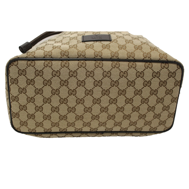 Gucci Beige GG Canvas Drawstring Medium Backpack 449175-10