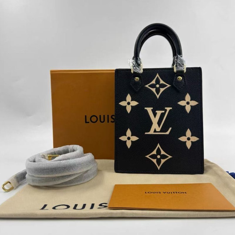 LV 琴譜mini petit sac plat 手提包斜背包14*17*5cm 配件塵袋盒子-0