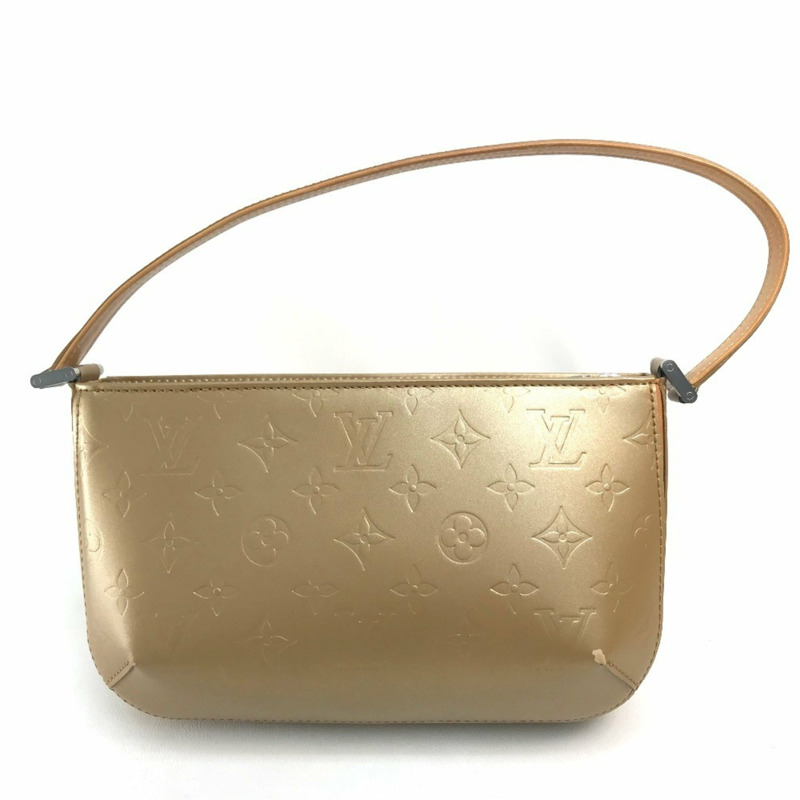 LOUIS VUITTON M55147 Monogram Matte Fowler 皮革肩包,女士,琥珀金-1