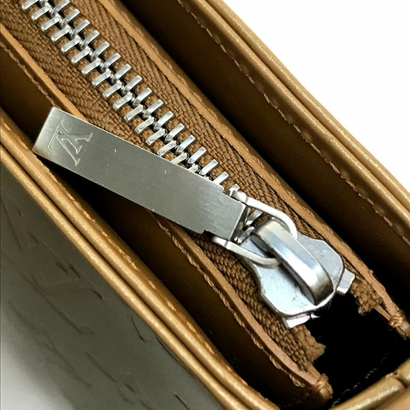 LOUIS VUITTON M55147 Monogram Matte Fowler 皮革肩包,女士,琥珀金-9