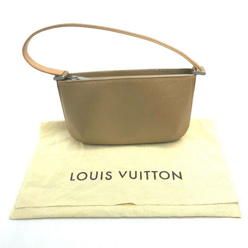 LOUIS VUITTON M55147 Monogram Matte Fowler 皮革肩包,女士,琥珀金-12