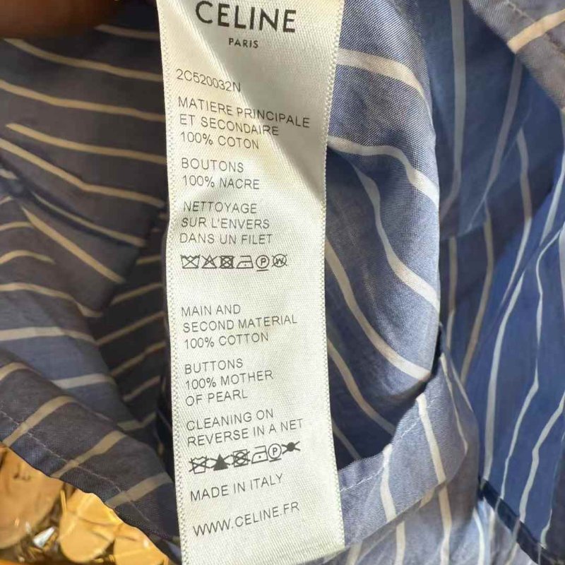 Celine 襯衫34號 胸圍約92 非常新-3