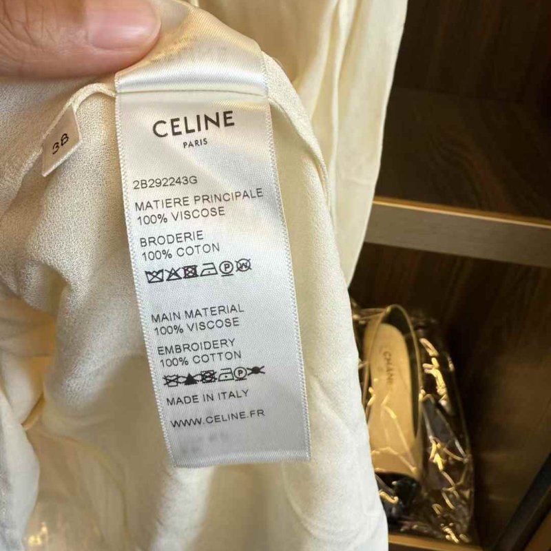 Celine 襯衫 38號 全新閒置-4