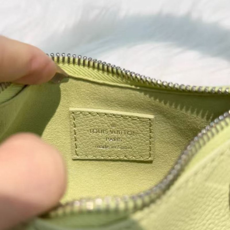 Lv moon mini 夏日限定迷你腋下酪梨綠 全新 配件塵袋盒子購證-2