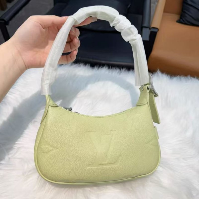 Lv moon mini 夏日限定迷你腋下酪梨綠 全新 配件塵袋盒子購證-7