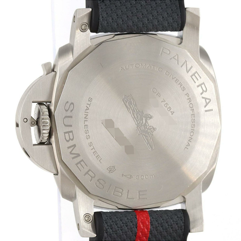 沛納海 Submersible Luna Rossa PAM01579 不鏽鋼自動腕錶-3