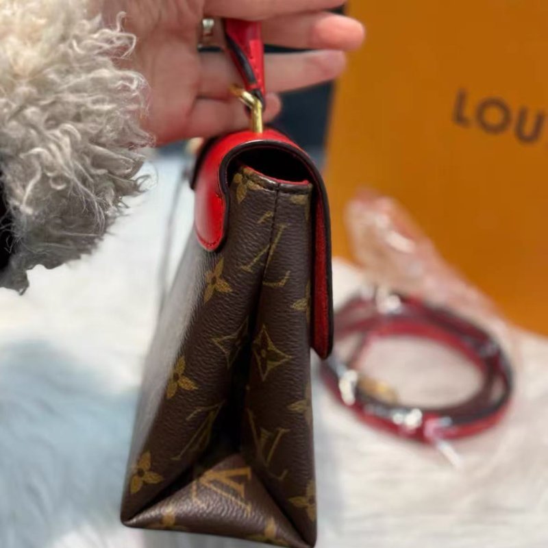 Lv Lock bb 紅色鎖頭 全新 配件盒子塵袋購證-3