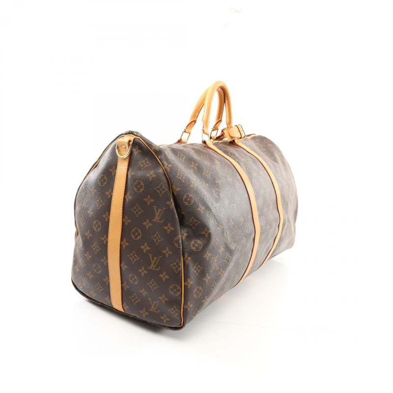 LOUIS VUITTON Keepall Bandouriere 60 旅行手提單肩包 M41412 Monogram LV-1