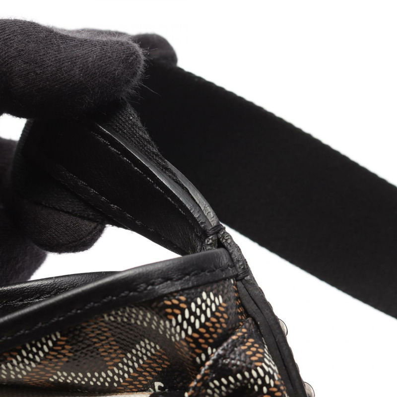 GOYARD Capecian MM 斜背包 CAPETIMMLTY 帆布 黑色 多色-4