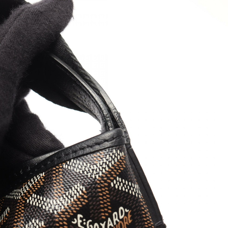 GOYARD Capecian MM 斜背包 CAPETIMMLTY 帆布 黑色 多色-5