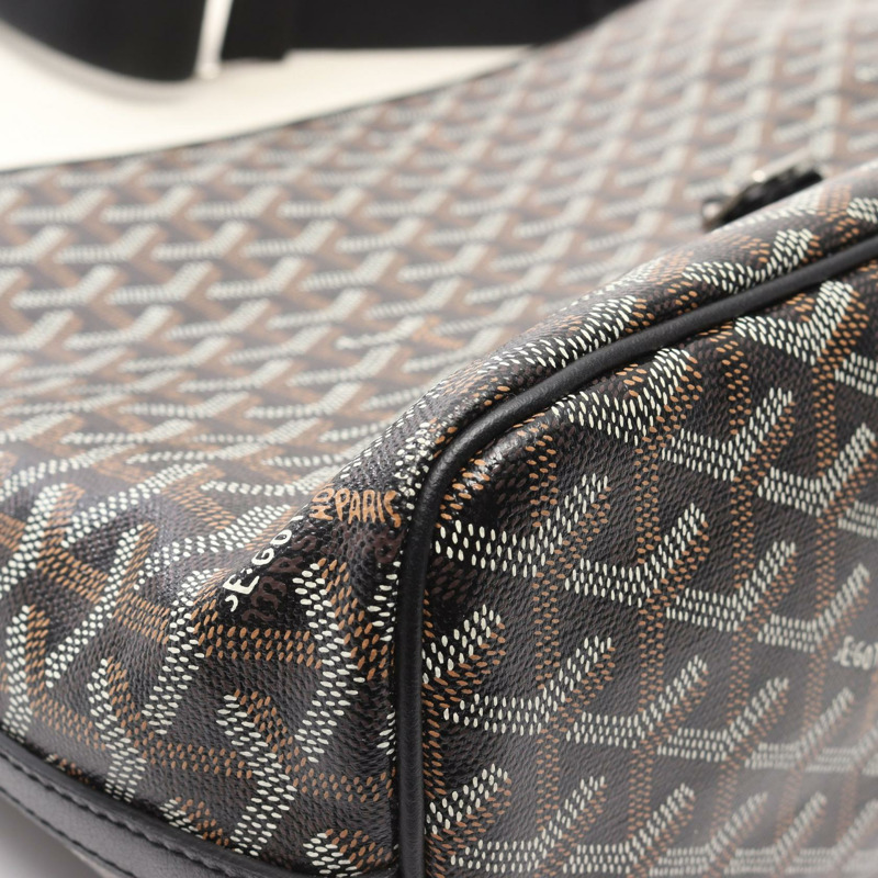 GOYARD Capecian MM 斜背包 CAPETIMMLTY 帆布 黑色 多色-7