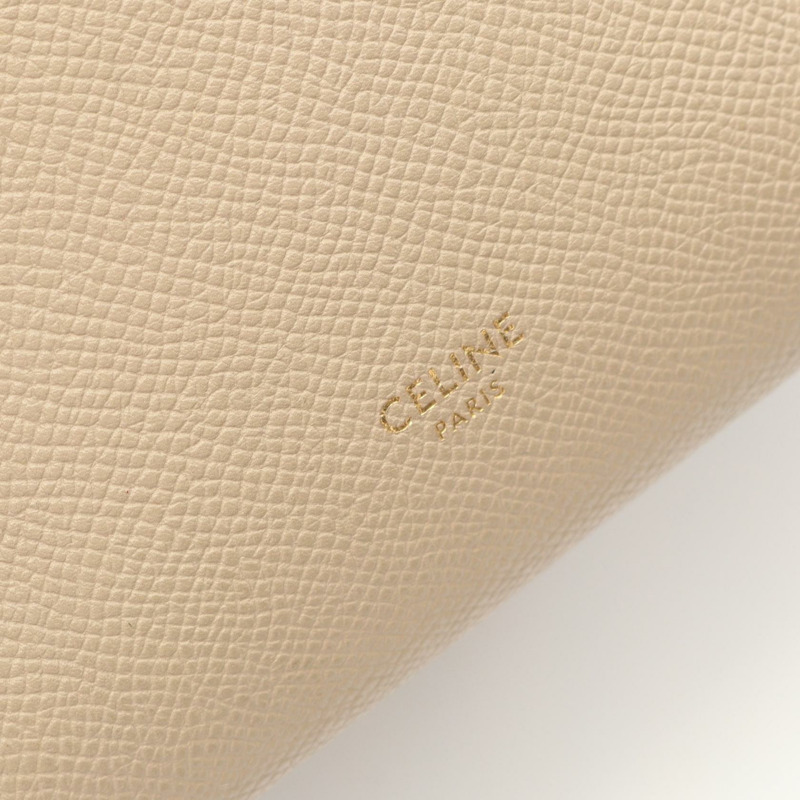 CELINE 腰包 Nano 2Way 肩背包袋 189003 皮革 米色 二手 女款-3