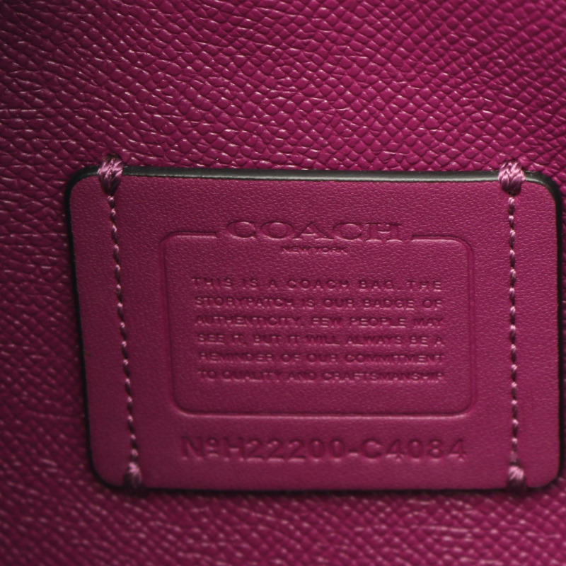 COACH MOLLIE TOTE 25 單肩手提包 H22200 皮革 綠色 二手 女士-3