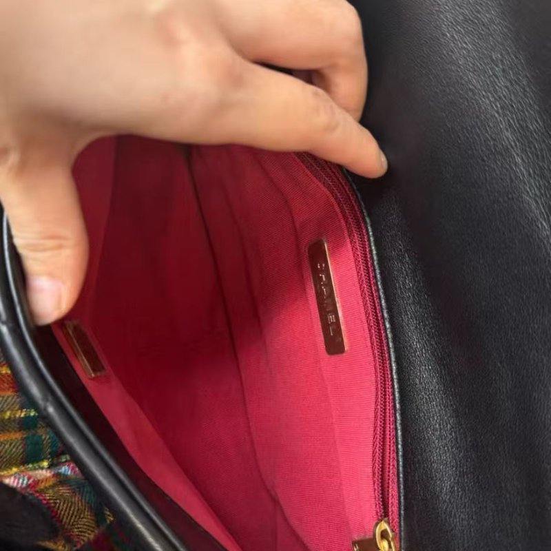 chanel 黑金 19bag小號 芯片款26x9x16 23 全新可送禮-4