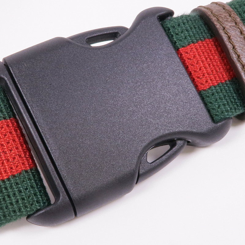 GUCCI 塗層帆布Waist Bag金扣腰包-9