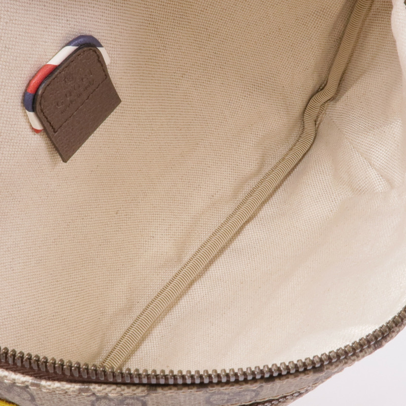 GUCCI 塗層帆布Waist Bag金扣腰包-11