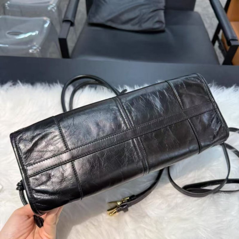 Prada Softlux 黑色油蠟皮 全新 配件塵袋-3