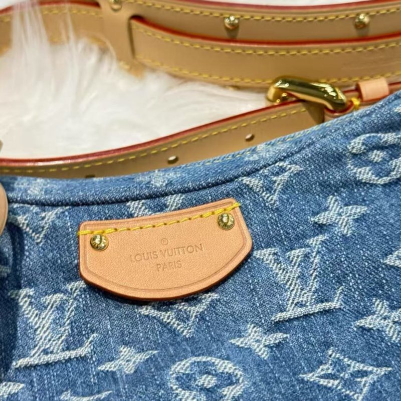 Lv Denim REMIX 系列 丹寧牛仔子母碗豆包 中號 配件盒子塵袋購證-1