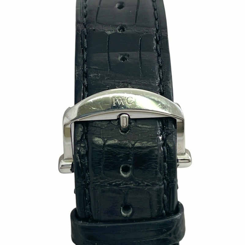 IWC 萬國錶柏濤菲諾系列 IW356518 不鏽鋼皮革男錶,150 週年限量版 2000 枚,藍色錶盤-5