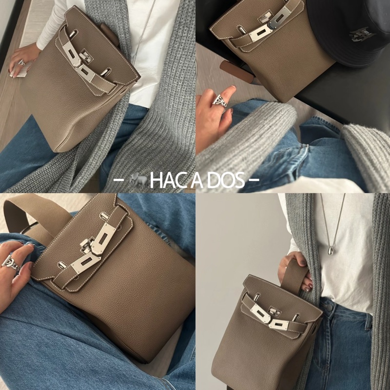 愛馬仕 Hermes Hac A Dos小號 全新 林俊傑昆凌同款背包 大象灰 經典包 男包女包 男生女生都很都好看-1