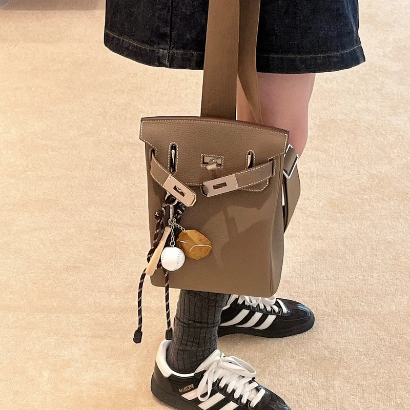 愛馬仕 Hermes Hac A Dos小號 全新 林俊傑昆凌同款背包 大象灰 經典包 男包女包 男生女生都很都好看-2