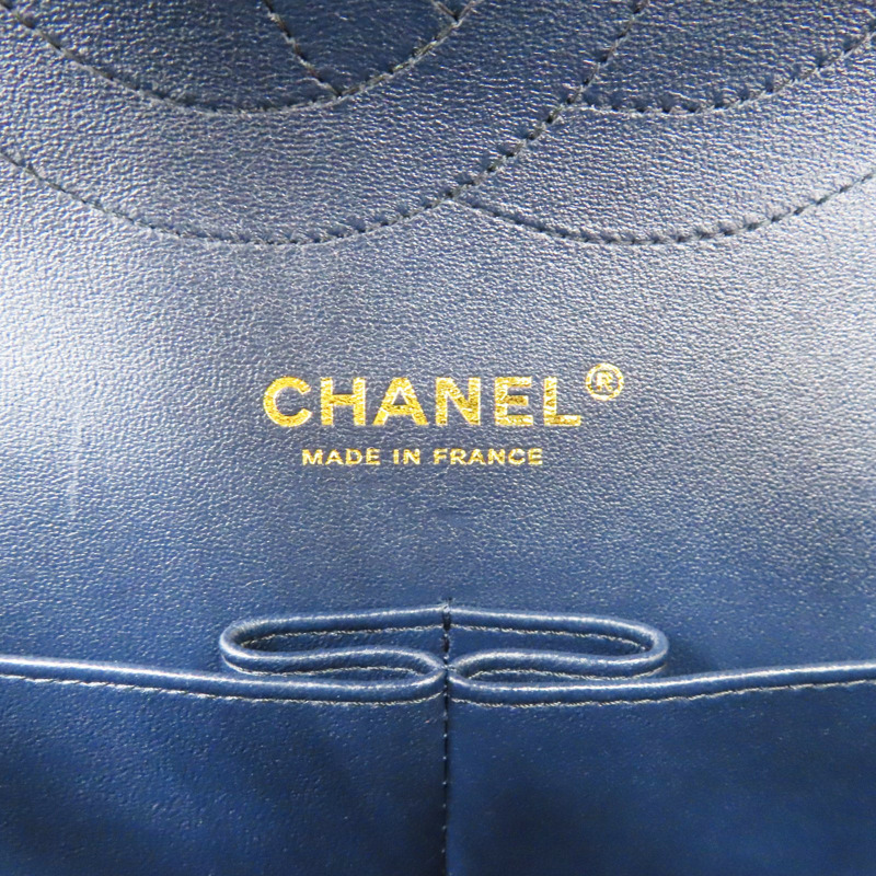 藍色 羊皮 Jambo 鍊帶 肩背包 金扣 (no card) A58600-6