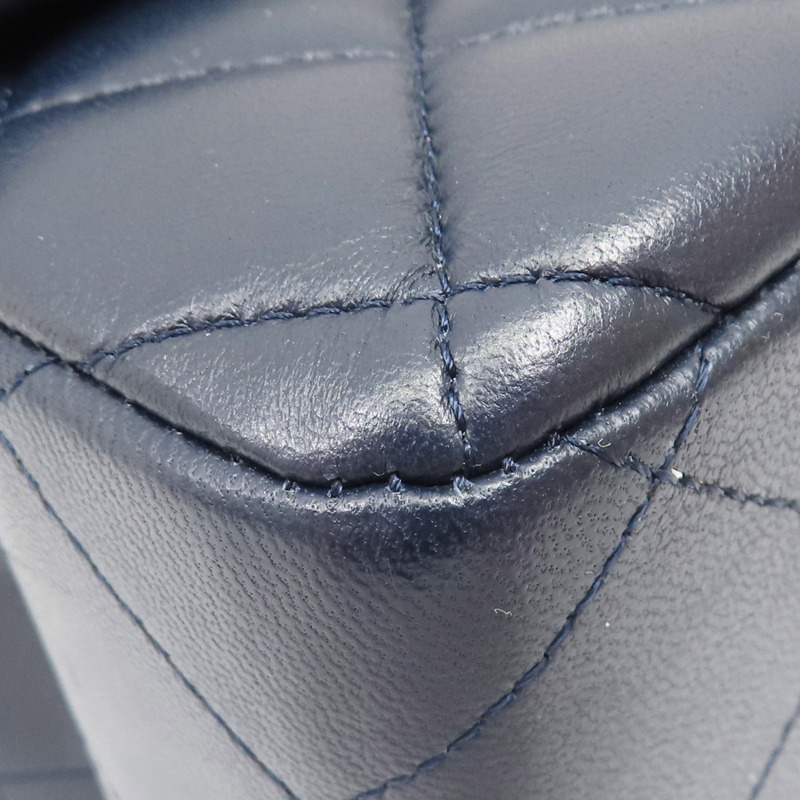 藍色 羊皮 Jambo 鍊帶 肩背包 金扣 (no card) A58600-9