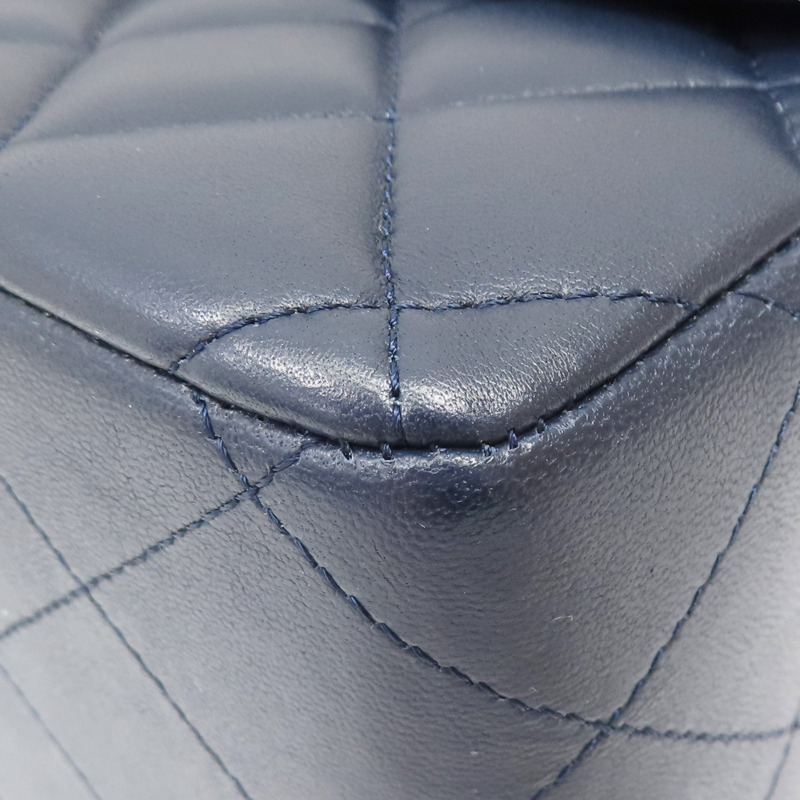 藍色 羊皮 Jambo 鍊帶 肩背包 金扣 (no card) A58600-10