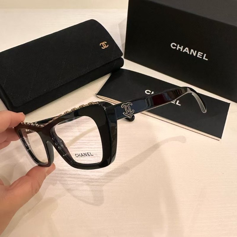 Chanel 新款平光眼鏡 全新全配-2