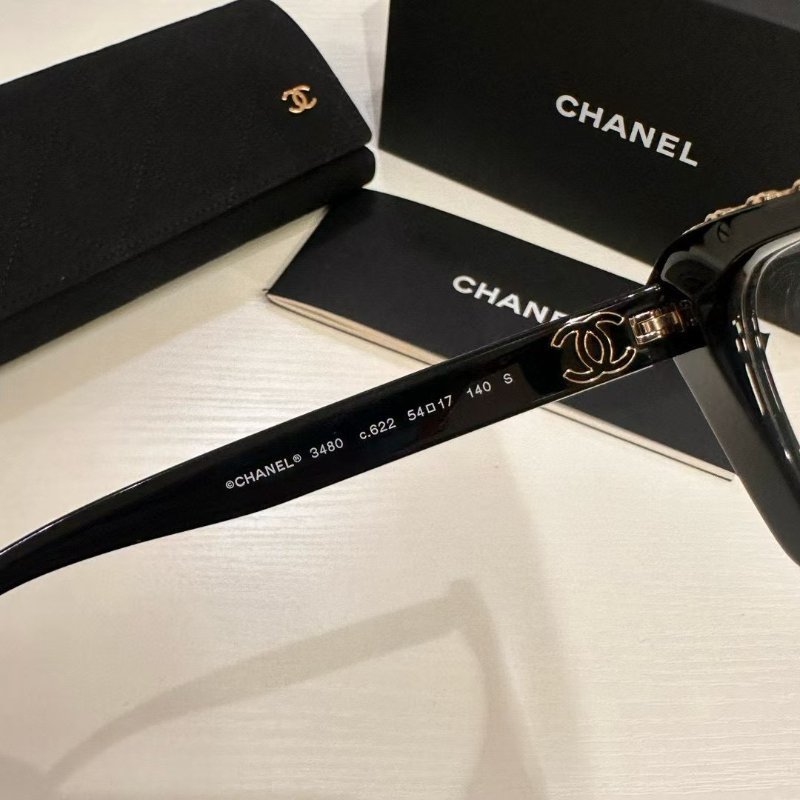 Chanel 新款平光眼鏡 全新全配-3