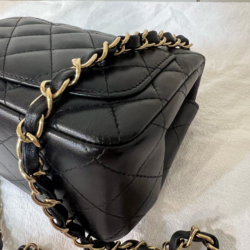 ෆ Chanel coco方胖 芯片款❤️-16