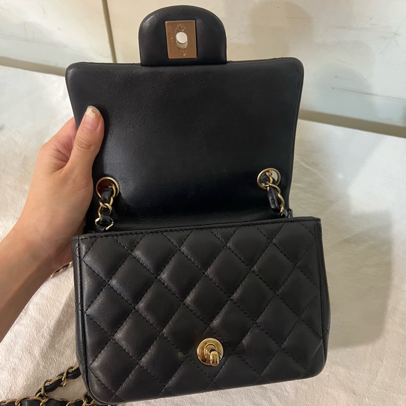 ෆ Chanel coco方胖 芯片款❤️-17