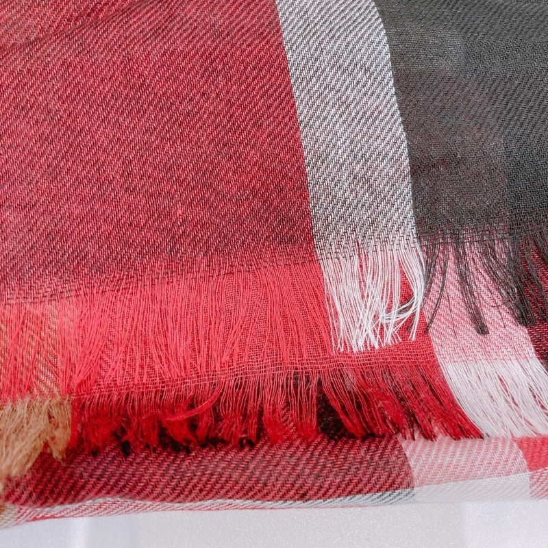 TW4421 BURBERRY 博柏利經典格仔紋純絲質頸巾BLUE LABEL SCARF-4