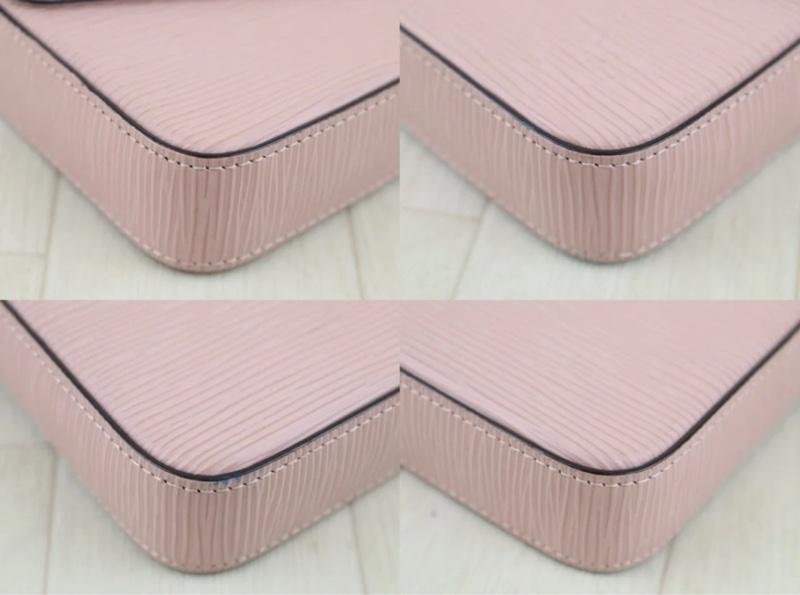 「JL精品代購」95新 LV 粉色水波紋 三合一-6