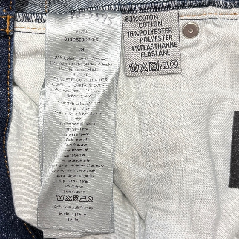 DIOR 迪奧 丹寧褲 牛仔褲 深藍 純棉-8