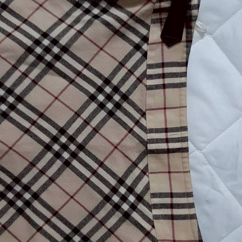 BURBERRY博柏利 LONDON 女經典格紋內裏斜邊及膝裙38號-3