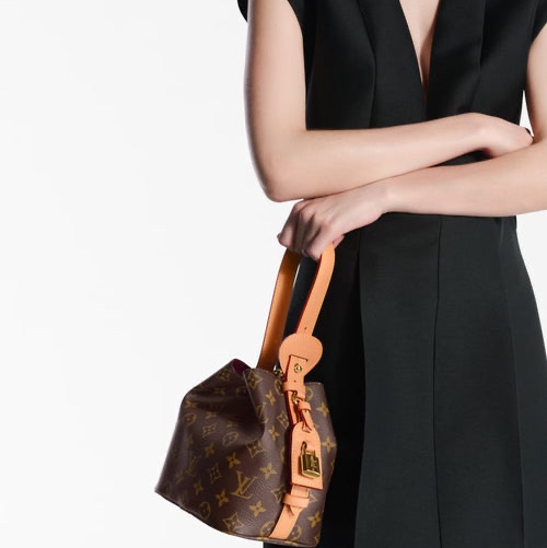 LV 原花紋All In BB 手提斜肩背包 附小包 晶片款-8