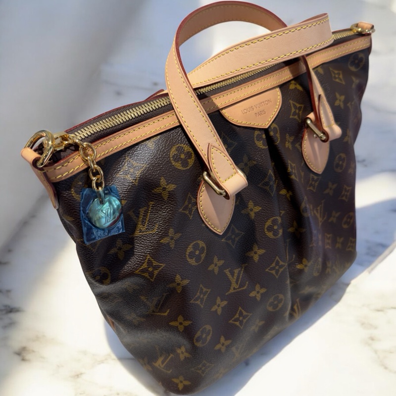 LV PALERMO PM原花紋手提斜背包 M40145停產閒置品-2